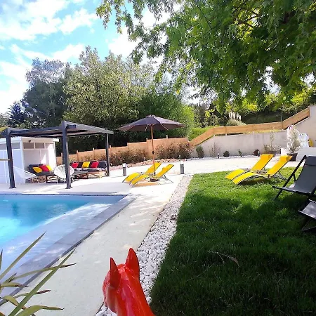 La D Elsa 10-12 Pers - Piscine Chauffee - Clim - 500m Du Centre 빌라