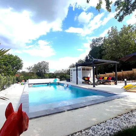 La D Elsa 10-12 Pers - Piscine Chauffee - Clim - 500m Du Centre Villa